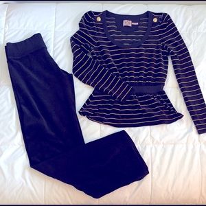 Juicy couture pants and top size S